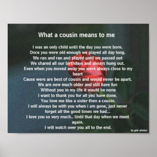 I Love My Cousin Posters, I Love My Cousin Prints, Art Prints, Poster ...