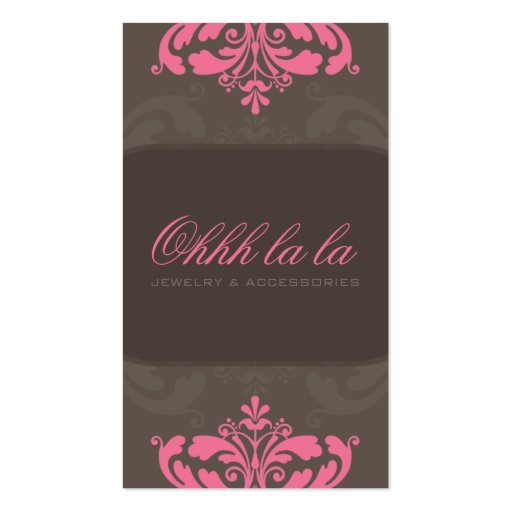 COUTURE BUSINESS CARD :: couture flourish 1AP (front side)