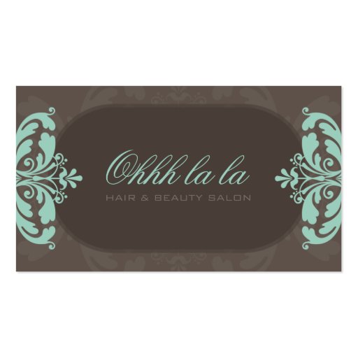 COUTURE BUSINESS CARD :: couture flourish 2L (front side)