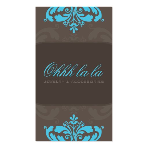 COUTURE BUSINESS CARD :: couture flourish 5AP (front side)