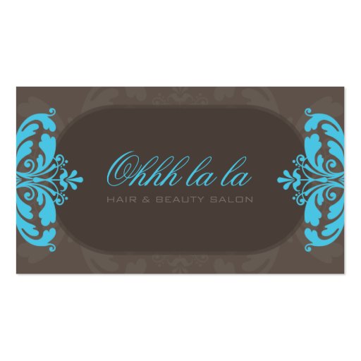 COUTURE BUSINESS CARD :: couture flourish 5L (front side)