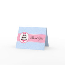 Couture Cake Thank You Cards