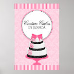 Couture Cakes Bakery Business Poster