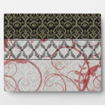 Couture Design I Damask Plaque
