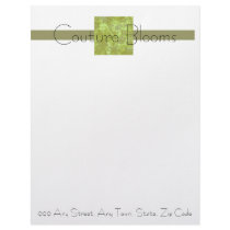 Couture Letterhead Florist Customizable by CoutureBusiness Couture Letterhead Florist Customizable
