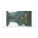Cove on Lake Arthur in Early Fall Personalized Photo Card