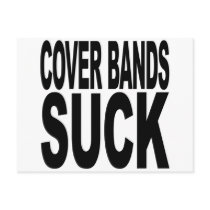 Cover Bands Suck postcards
