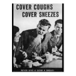 Cover Coughs, Cover Sneezes postcards