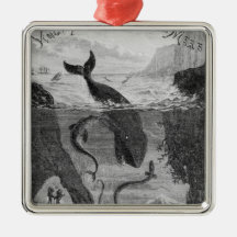 Cover Illustration '20,000 Leagues Under the Sea' Christmas Ornament