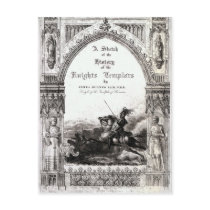 Cover of 'A Sketch of History the Knights Postcard