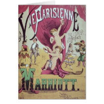Cover of score sheet 'La Vie Parisienne Greeting Cards