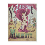 Cover of score sheet 'La Vie Parisienne Post Card