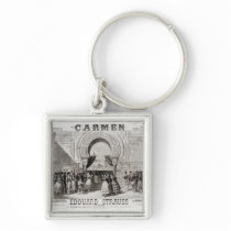 Cover of the score of piano quadrille keychains