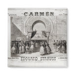Cover of the score of piano quadrille refrigerator magnets