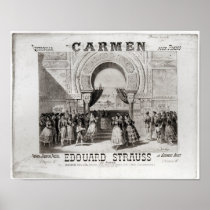 Cover of the score of piano quadrille posters