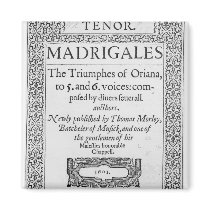 Cover to the Tenor part Refrigerator Magnet