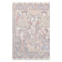 Cover With A Prince Enthroned By Arabischer Maler Stationery Paper
