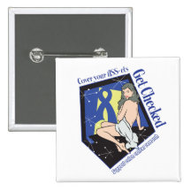 Cover Your Assets GET Checked - Colon Cancer Buttons