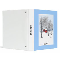 Covered Bridge 3 Ring Binders