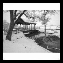 Covered Bridge BW posters