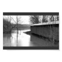 Covered Bridge in Flood posters