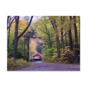 Covered Bridge in New Hampshire postcard