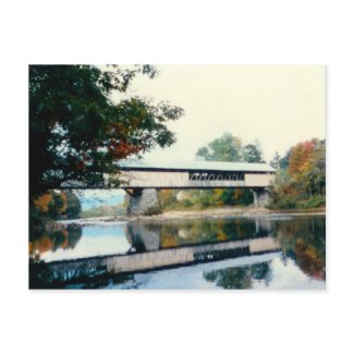 Covered Bridge NH Postcard postcard