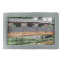 Covered Bridge Summer Belt Buckles