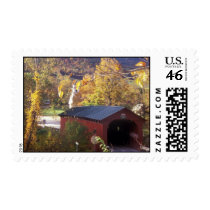 Covered Bridge West Arlington Vermont Postage Stamps