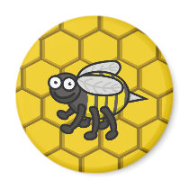 Covered in Bees Button magnets by wislander Covered in Bees Button magnets