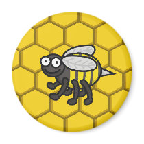 Covered in Bees Magnet by wislander Covered in Bees Magnet