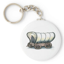 Covered Wagon Keychain