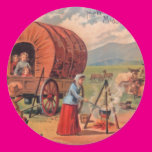 Covered Wagon Sticker