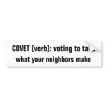 COVET (definition) bumper stickers