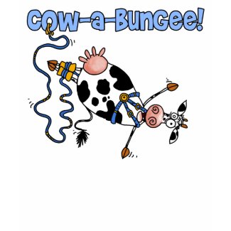 cow-a-bungee shirt shirt