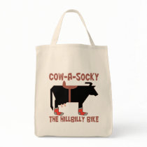 Cow A Socky Tote Bags