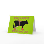 Cow A Socky Card