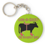 Cow A Socky Keychains