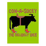 Cow A Socky Postcard