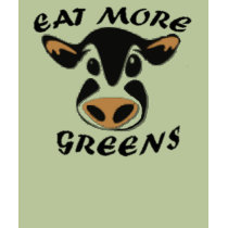 COW AND GREENS t-shirts by DominoAlley COW AND GREENS t-shirts