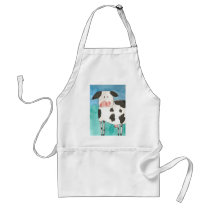 Cow Apron by sarahwolf2 Cow Apron