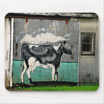Cow Art #2 Mousepad by nedell Cow Art #2 Mousepad