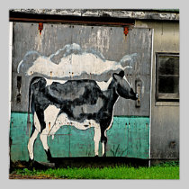 Cow Art #2 Poster/Print