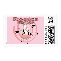 Cow Ballerina Tshirts and Gifts postage