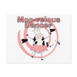 Cow Ballerina Tshirts and Gifts Post Cards