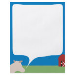 cow barn conversation letterhead flier flyers