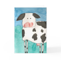 Cow Blank Card