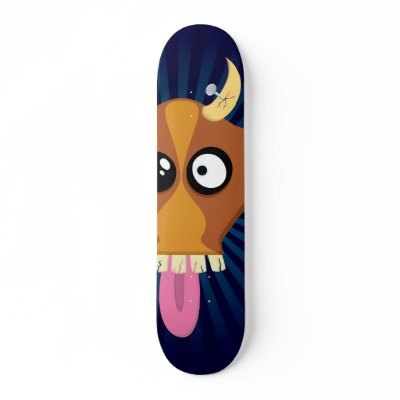 Cow Board Custom Skate Board by magicinfoto