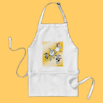 Cow, Bull, Sheep and Chicken BBQ Apron. by graphicdoodles Cow, Bull, Sheep and Chicken BBQ Apron.