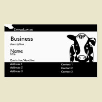 Cow Business Business Card business cards
